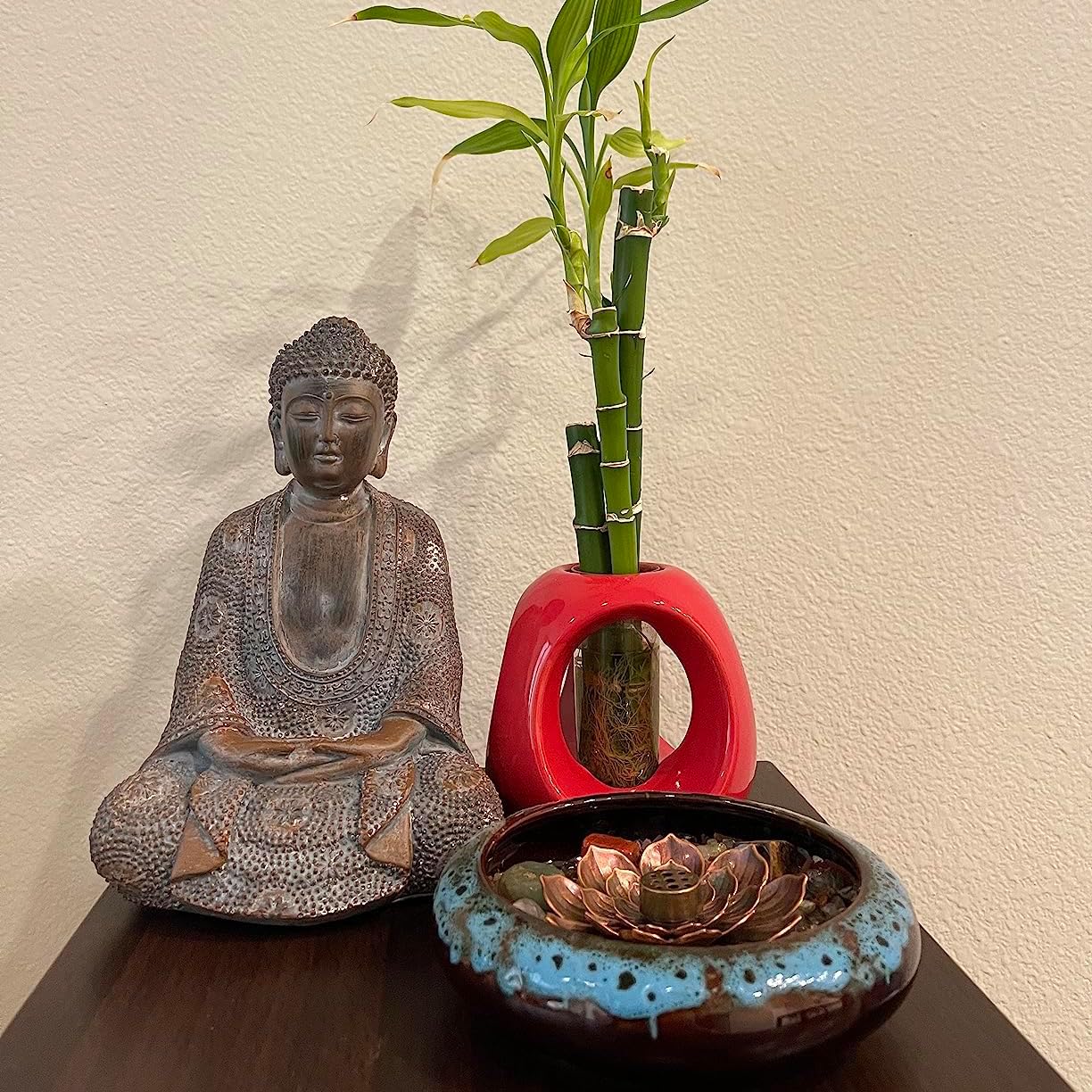 Tolatr Buddha Statue 866 Inch Resin Garden Decor