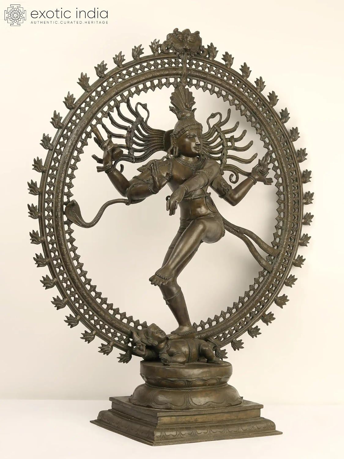 39 Nataraja Dancing Shiva Bronze Statue