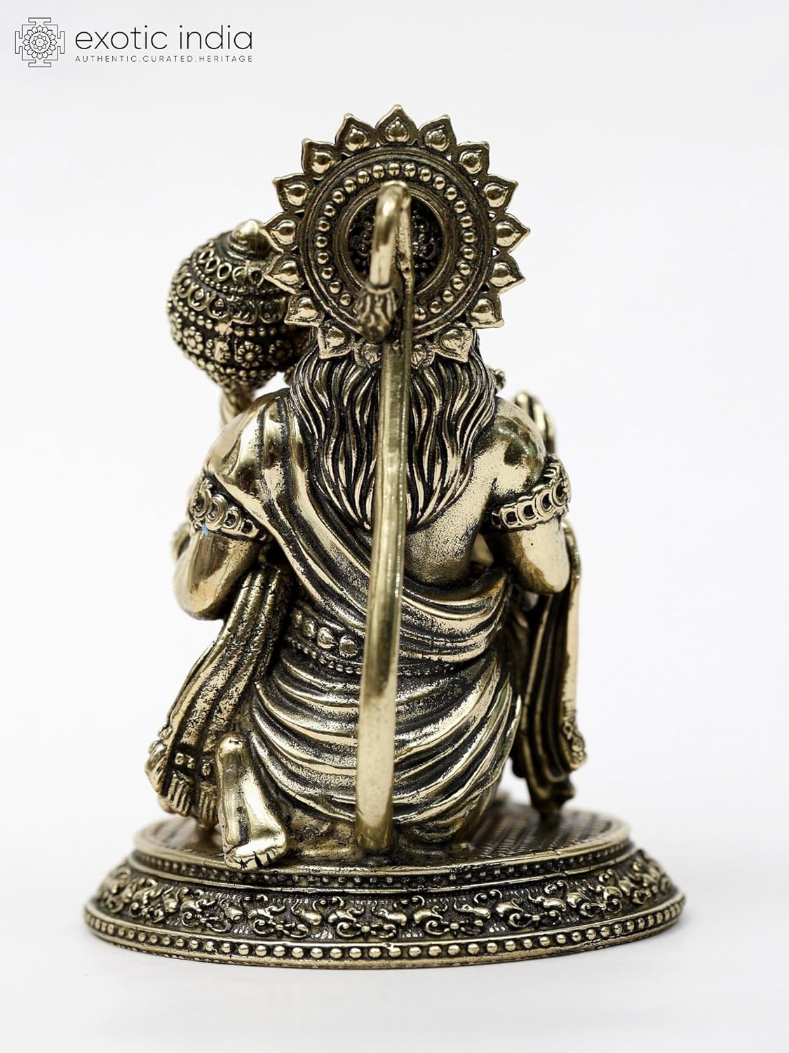 Superfine Brass Hanuman Statue Home Office Decor