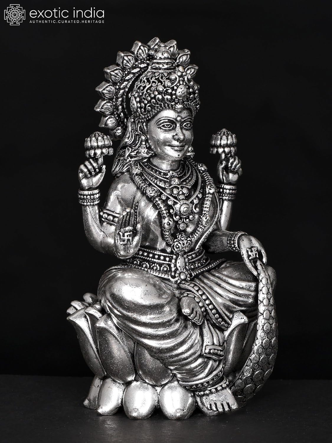 Goddess Lakshmi Brass Statue 25 Inch Height Pooja Idol for Temple