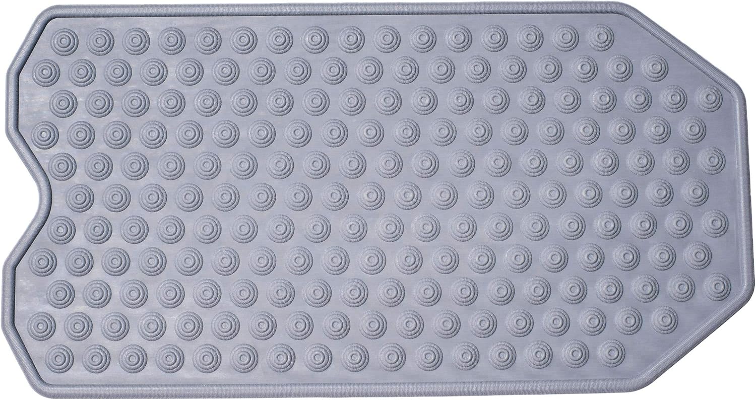 Original Refinished Bathtub Mat - No Suction Cup Rubber Grey 1