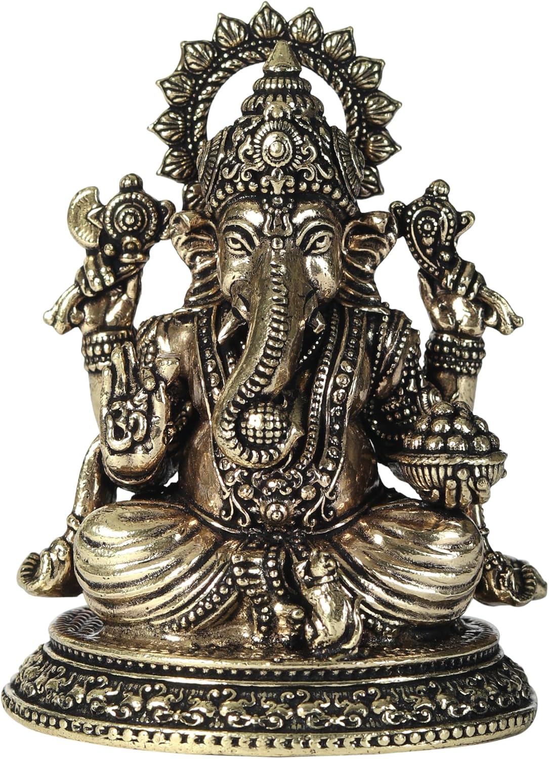 Superfine Brass Ganesha Statue Home Office Decor