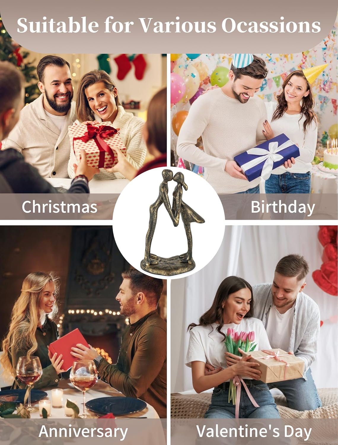 Sziqiqi 8th Anniversary Couple Figurine