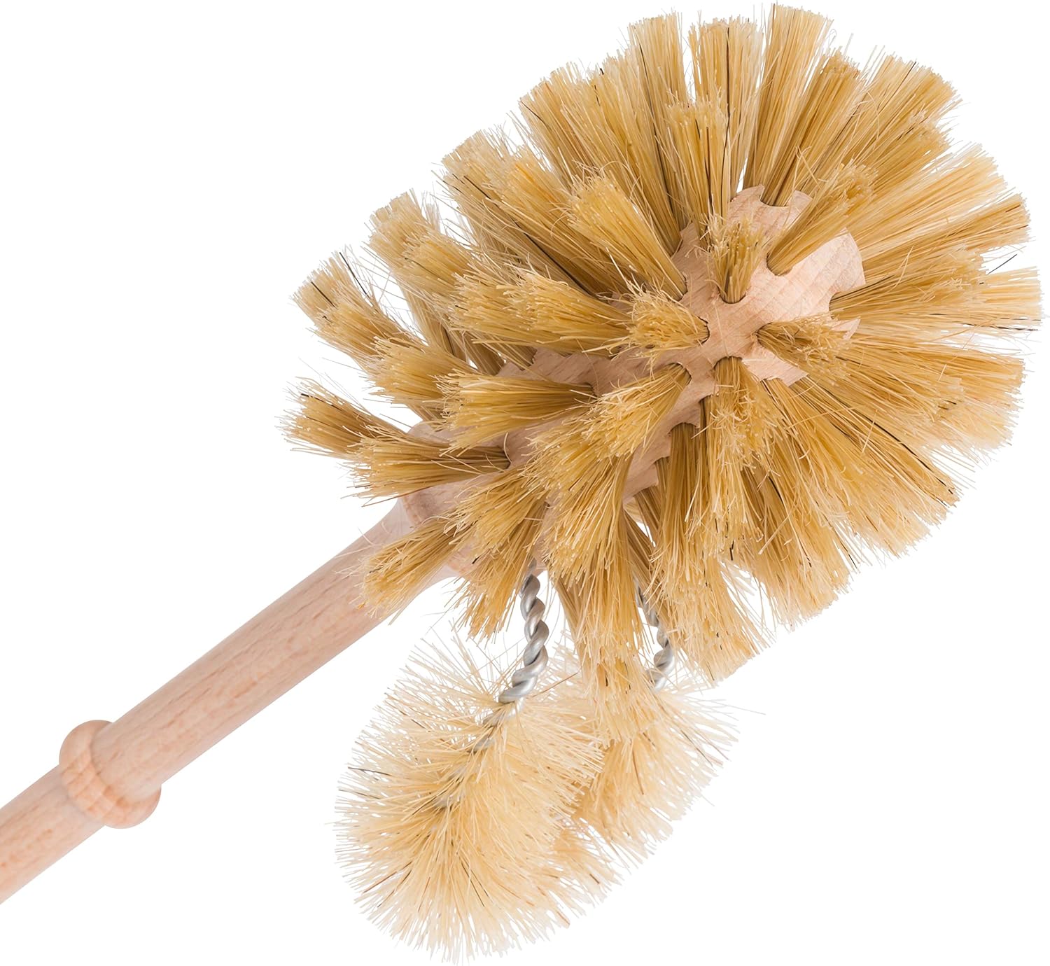 Redecker Natural Pig Bristle Toilet Brush with Beechwood Handle 1