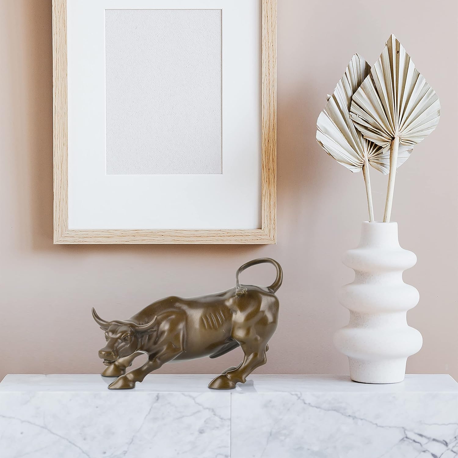Fairyville Wall Street Bull Statue - Bronze Sculpture