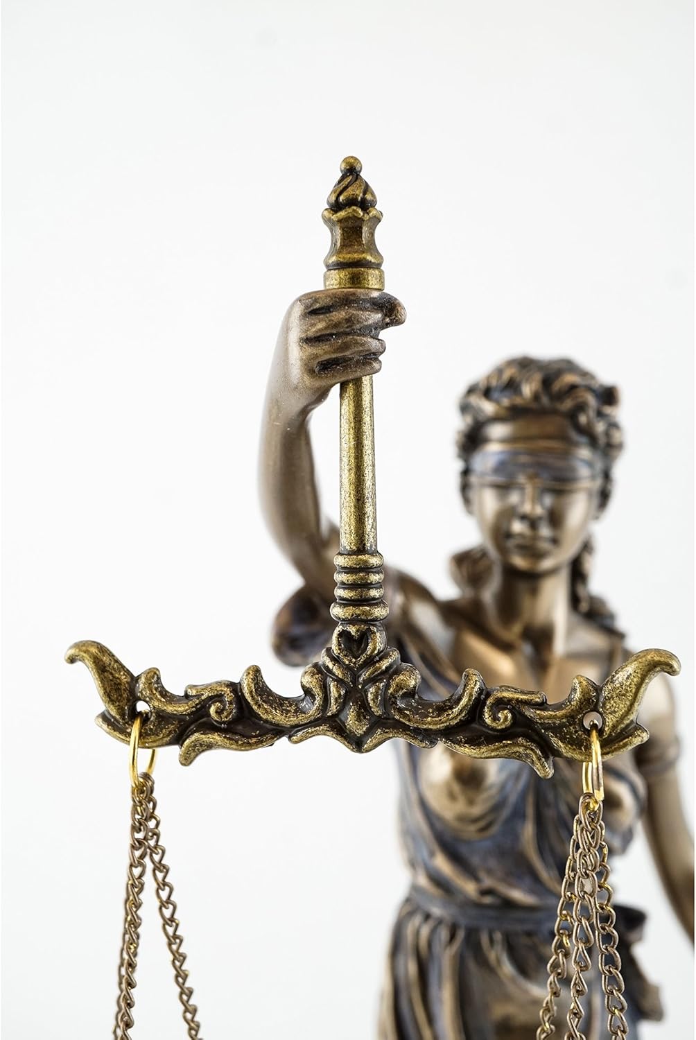 Top Collection Bronze Finish Lady Justice Statue 125 Inch