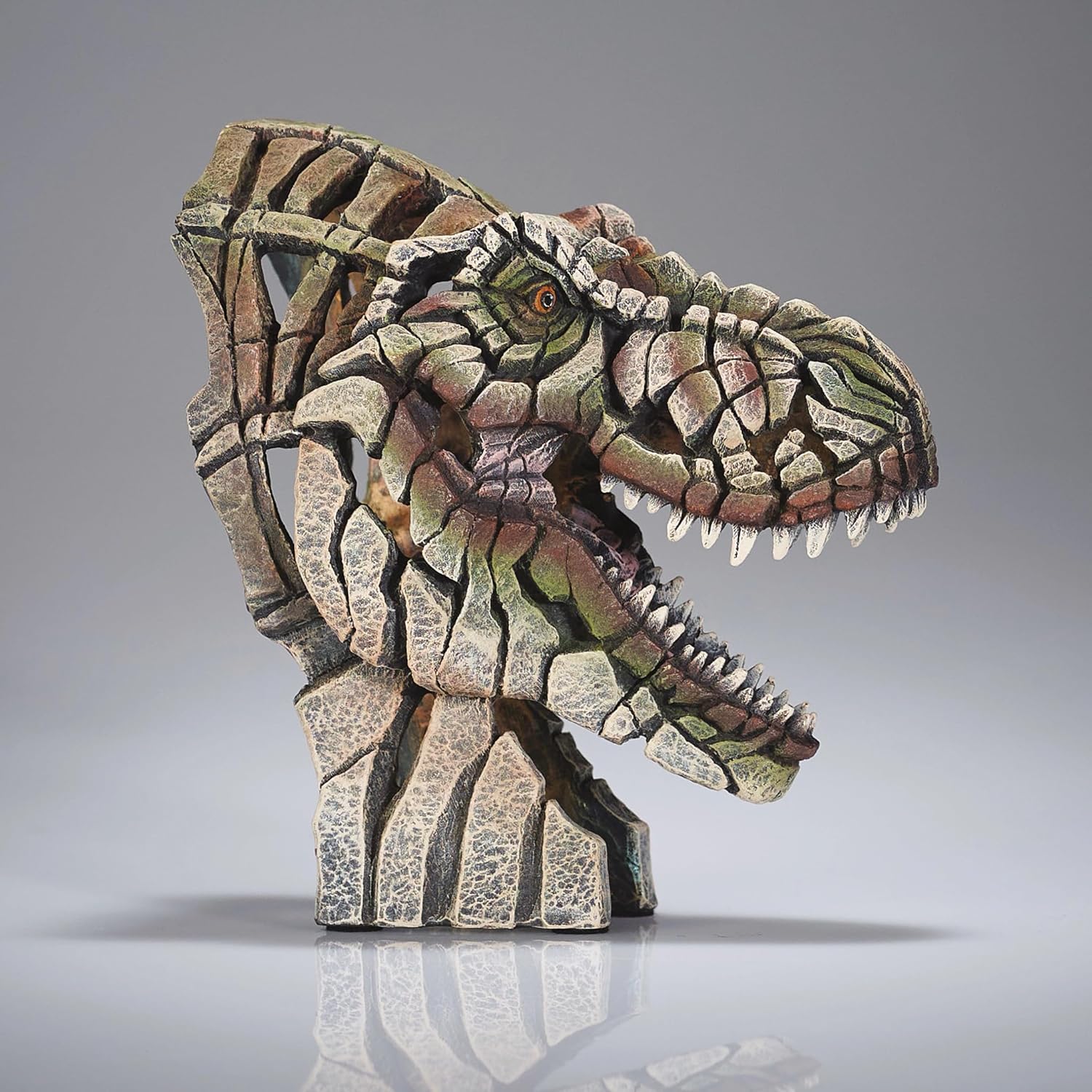 Enesco Edge Sculpture T-Rex Figurine Multicolor