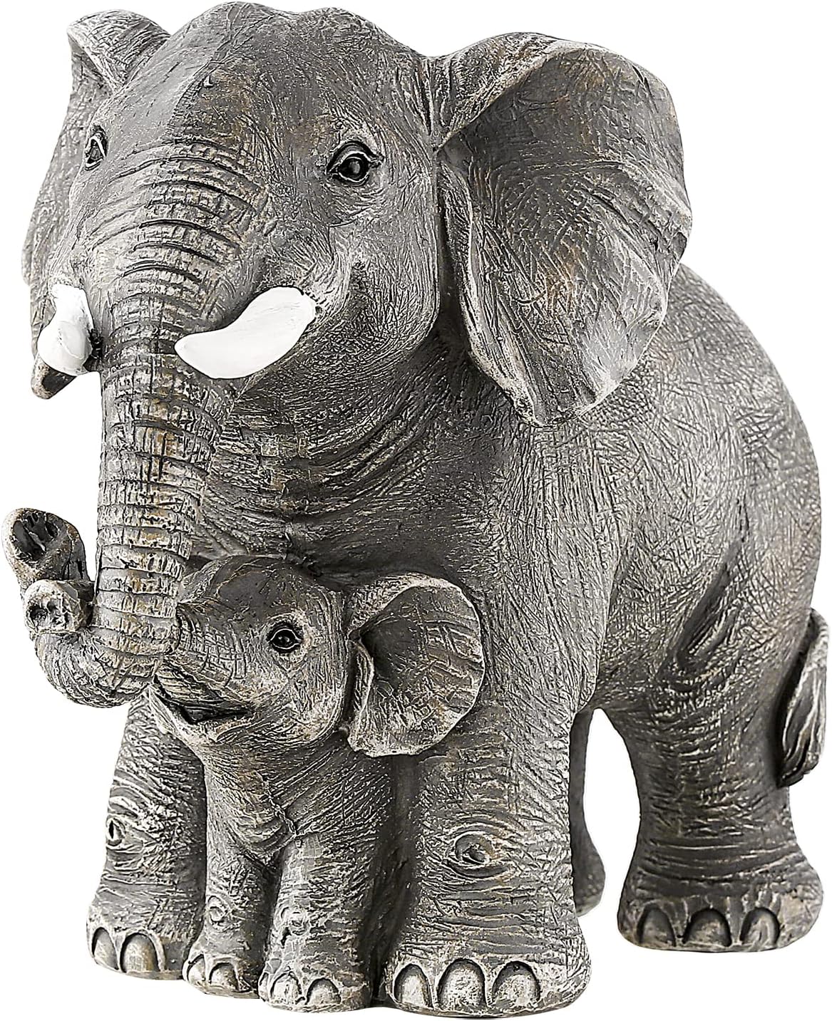 Ylncicn Elephant Statue - Large Grey Home Decor