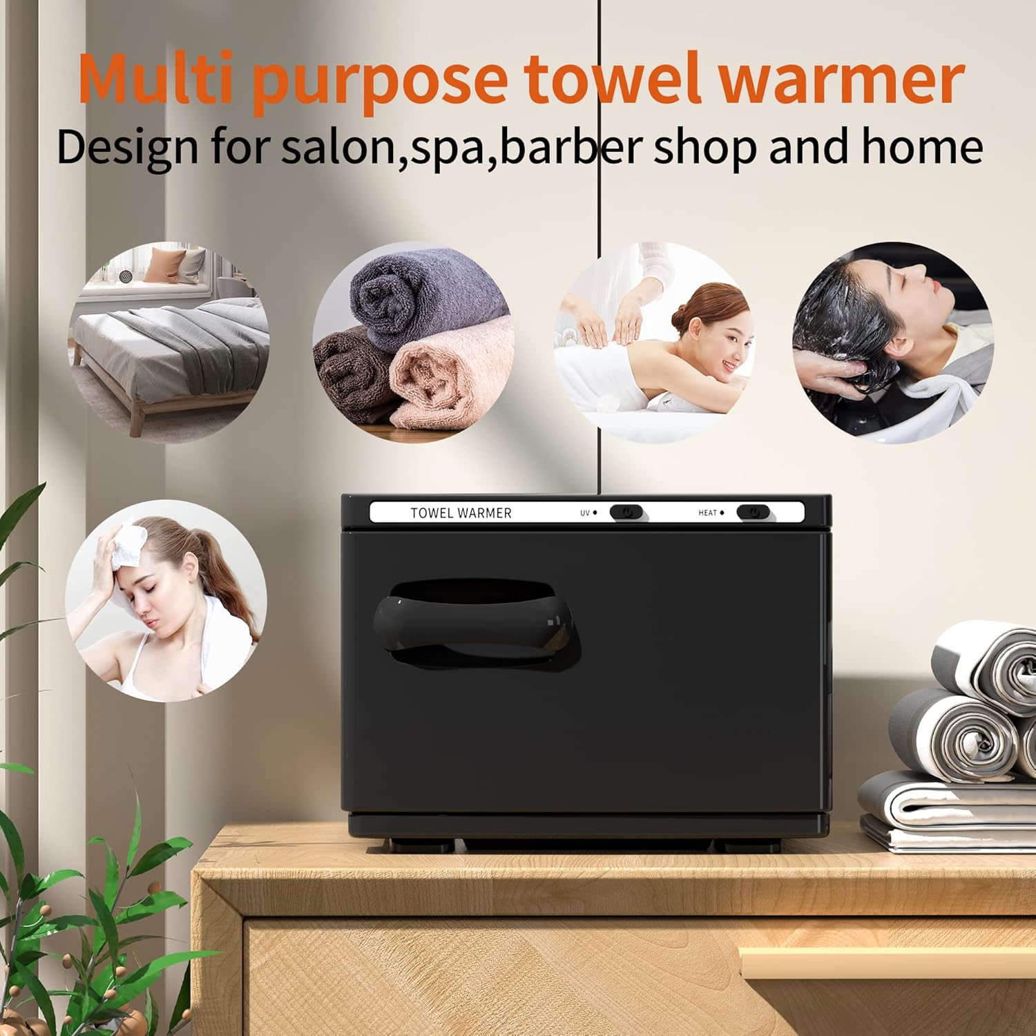 Asiakarn 8L Mini Towel Warmer for Spa and Salon