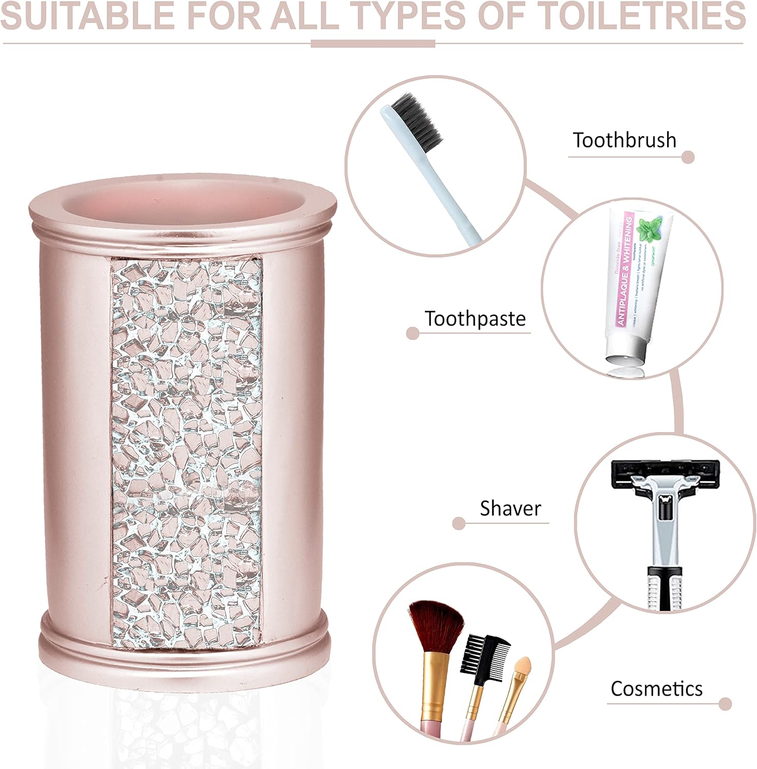 Popular Bath Sinatra Resin Tumbler for Bathroom Decor