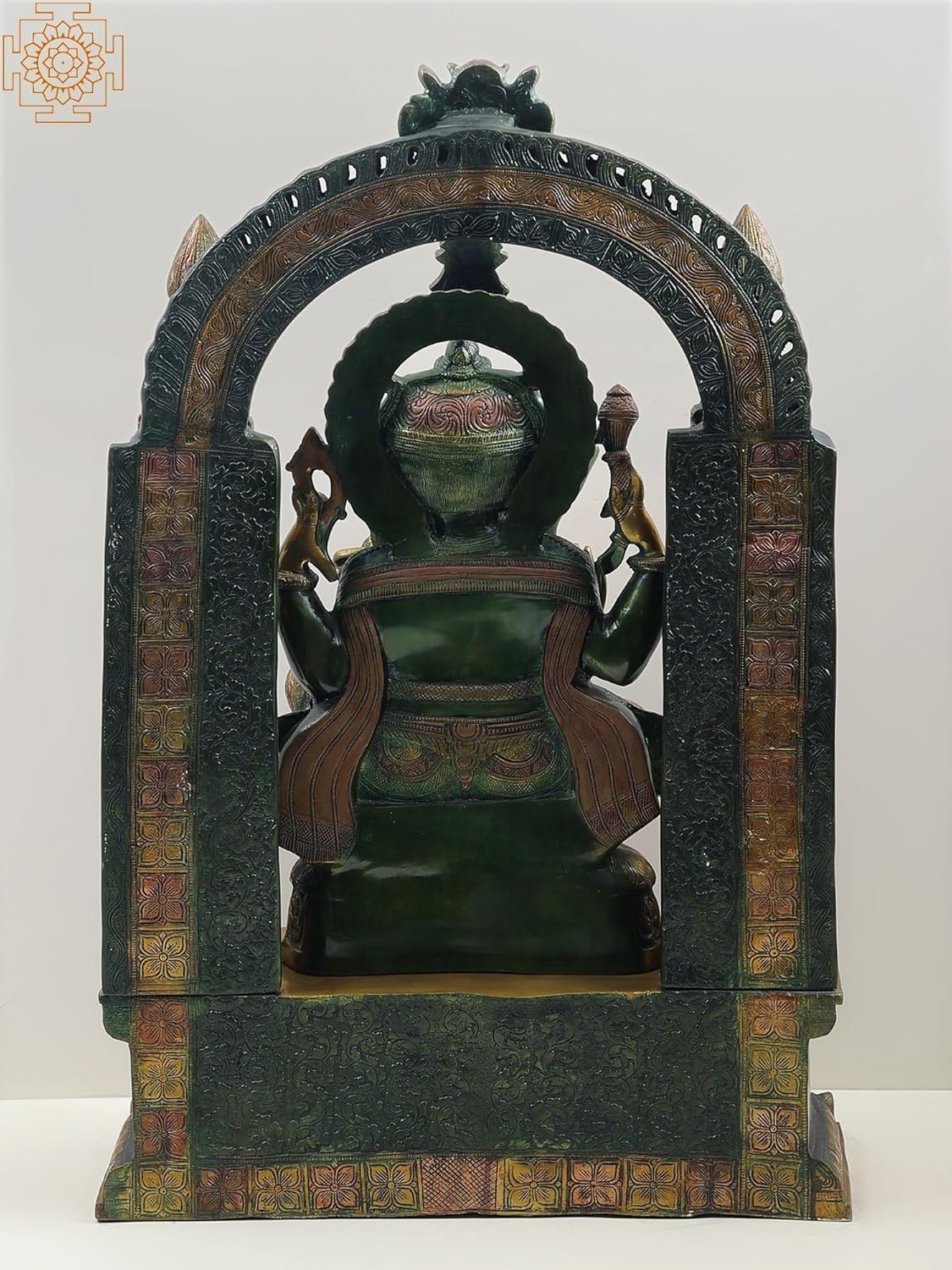 Lord Ganesha Brass Statue 33 Inches Tall