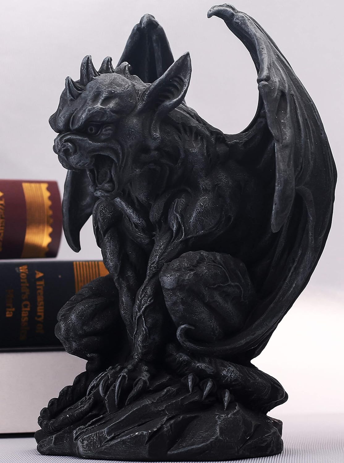 JORAE Winged Gargoyle Statue 9 Inches Decorative Protection Sculpture