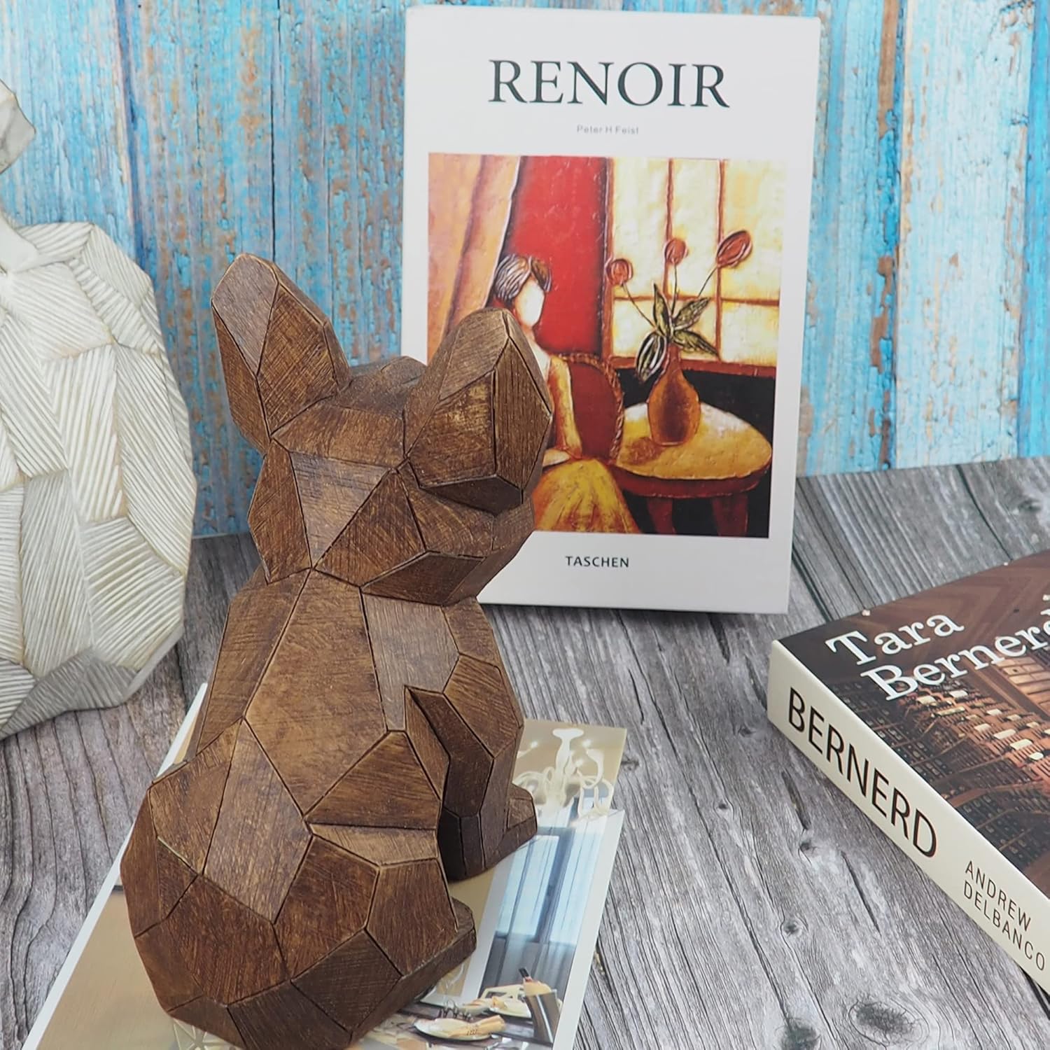 Hymmah Dog Home Decor Statue Rustic Resin Sculpture
