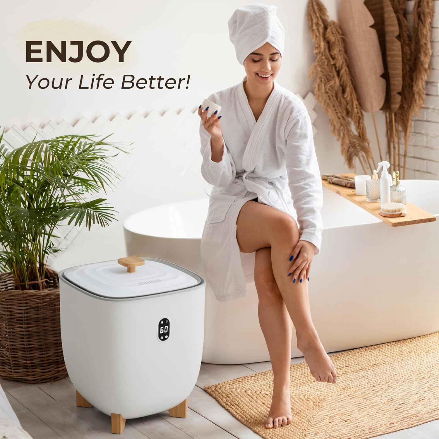 EUHOMY Towel Warmers with Dehumidifier and Auto Shut Off
