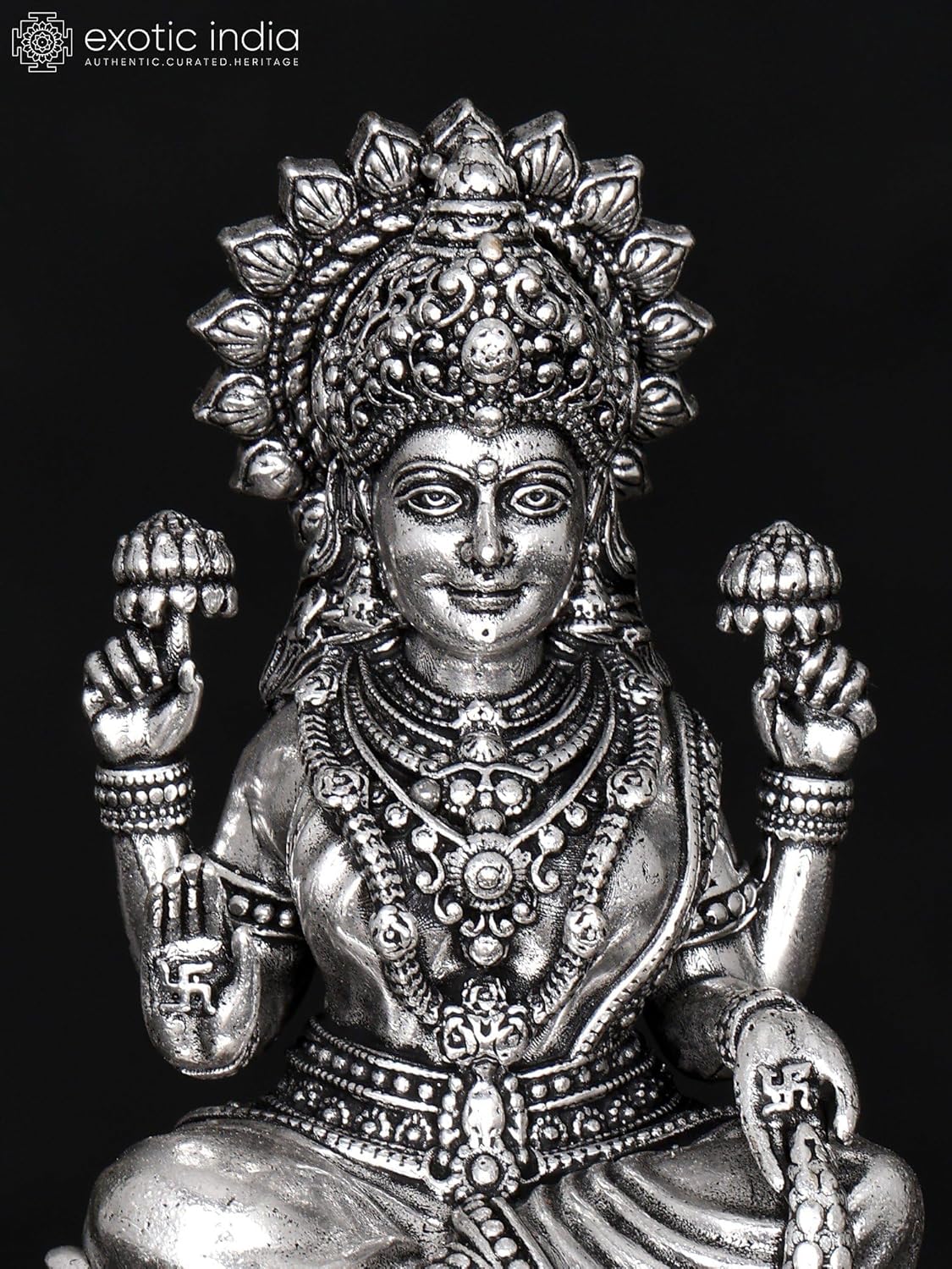 Goddess Lakshmi Brass Statue 25 Inch Height Pooja Idol for Temple