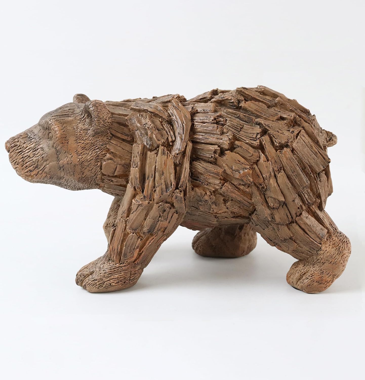 Hymmah Brown Bear Statue Rustic Home Decor