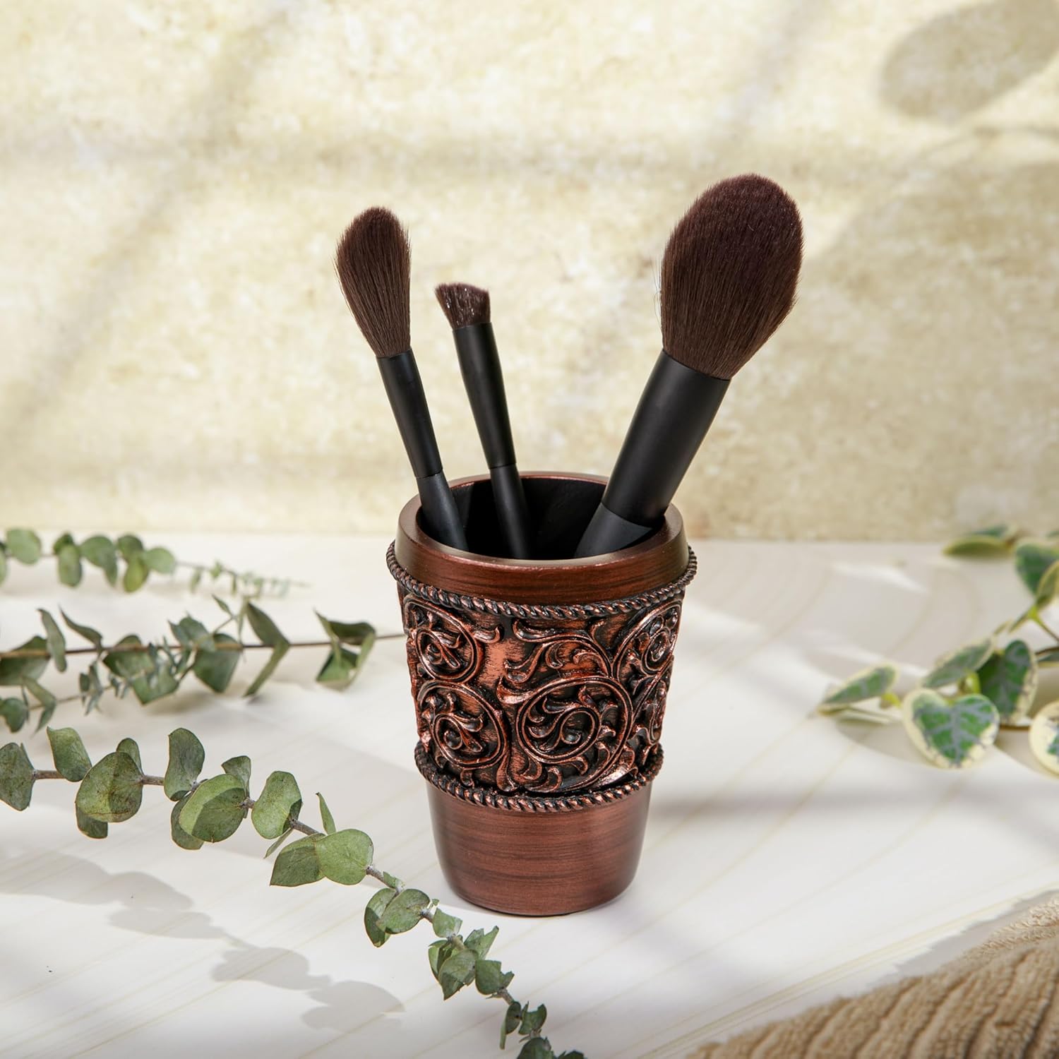 Essentra Home Bronze Bathroom Tumbler Cup 1