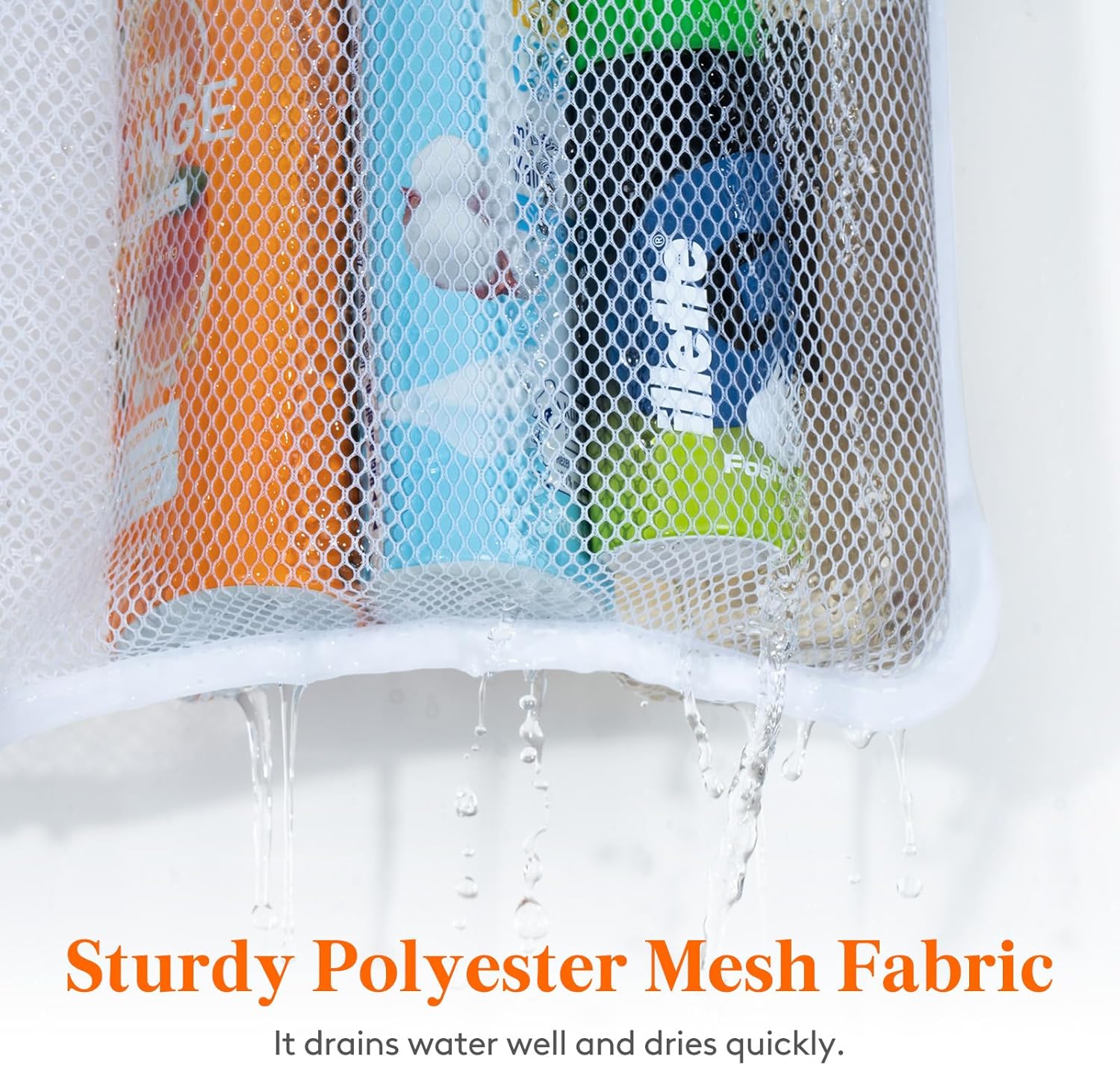 Lifewit Mesh Shower Caddy with 7 Pockets 1 Pack