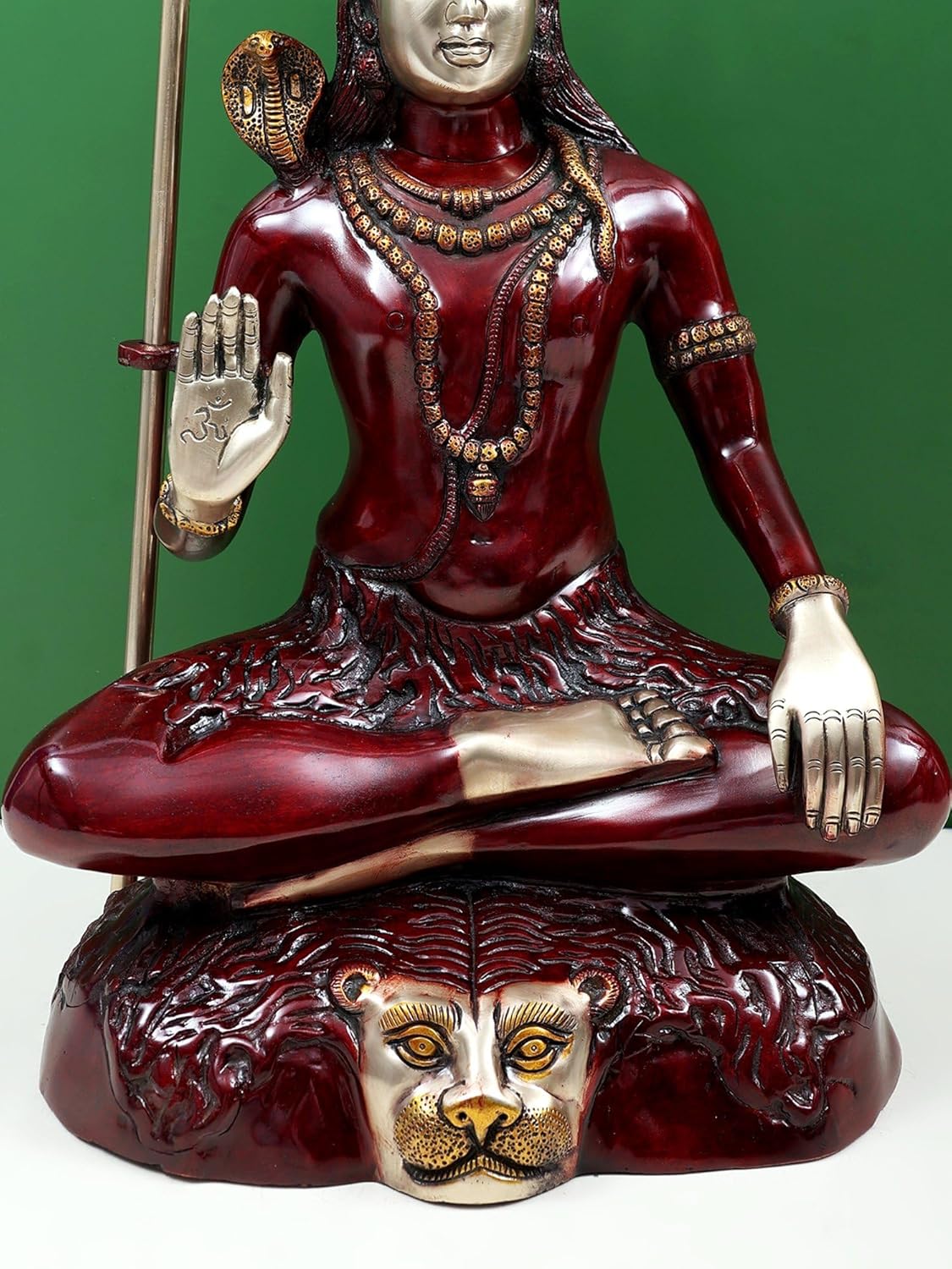 Brass Lord Shiva Idol Statue Divine Home Decor