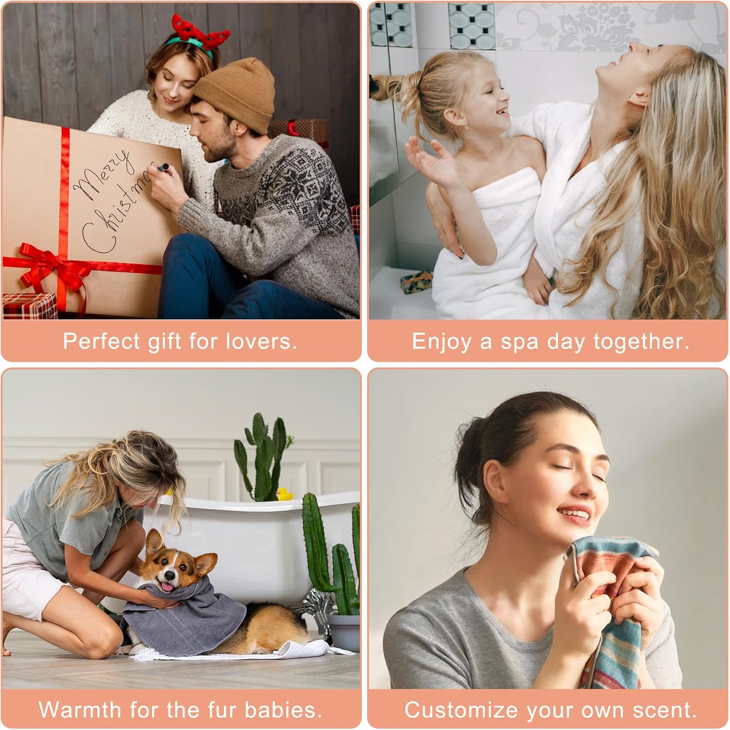 RESIMPLE Towel Warmer with LED Display and 3 Heating Modes 1