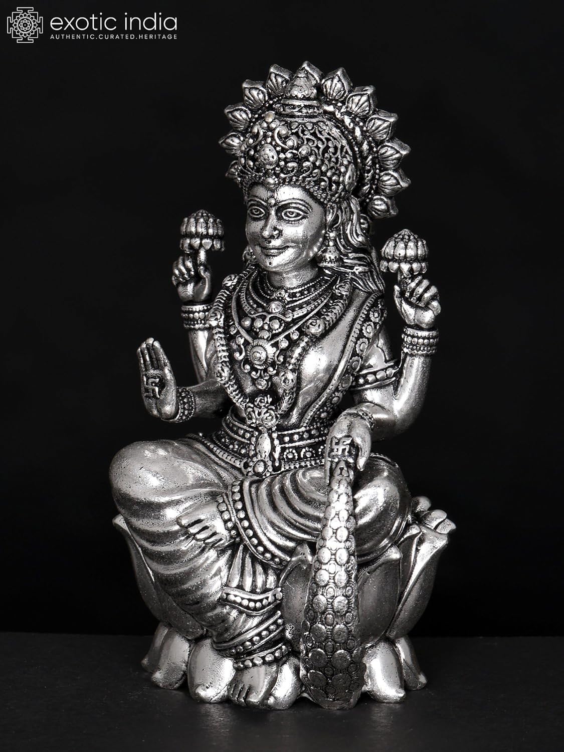 Goddess Lakshmi Brass Statue 25 Inch Height Pooja Idol for Temple