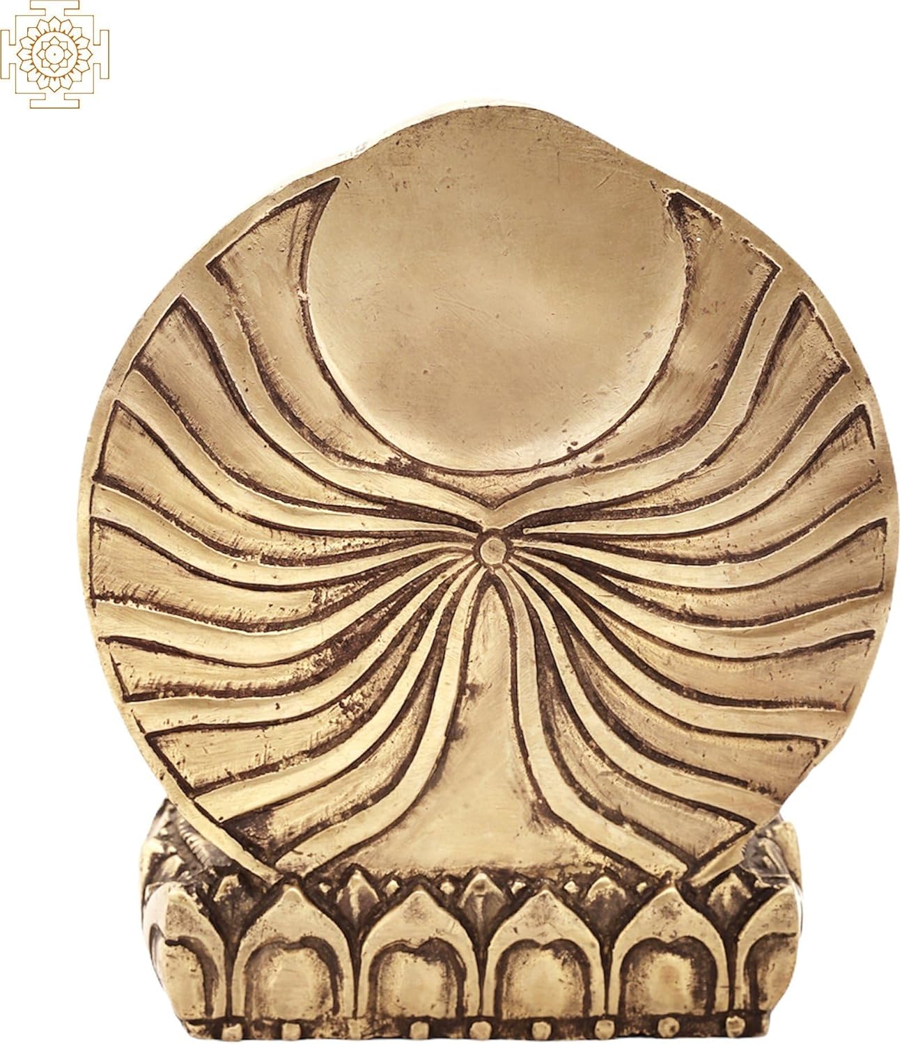 Medicine Buddha Brass Statue 5-Inch Spiritual Decor