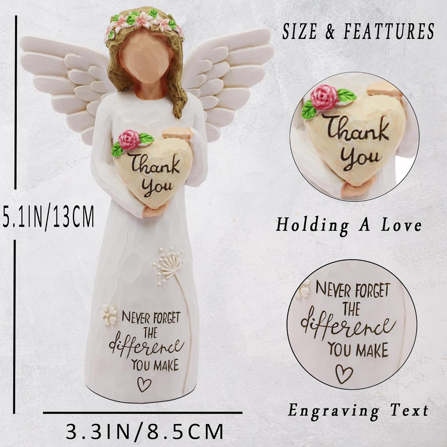 BORLESTA Thank You Angel Sculpture Gift 1