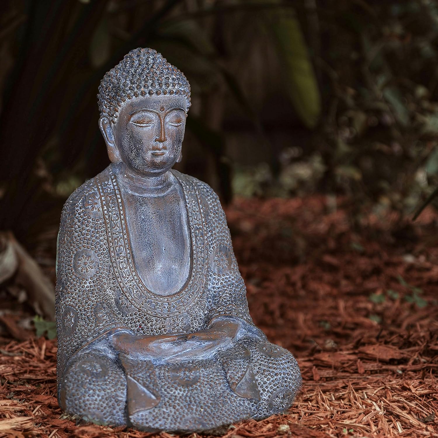 Tolatr Buddha Statue 866 Inch Resin Garden Decor