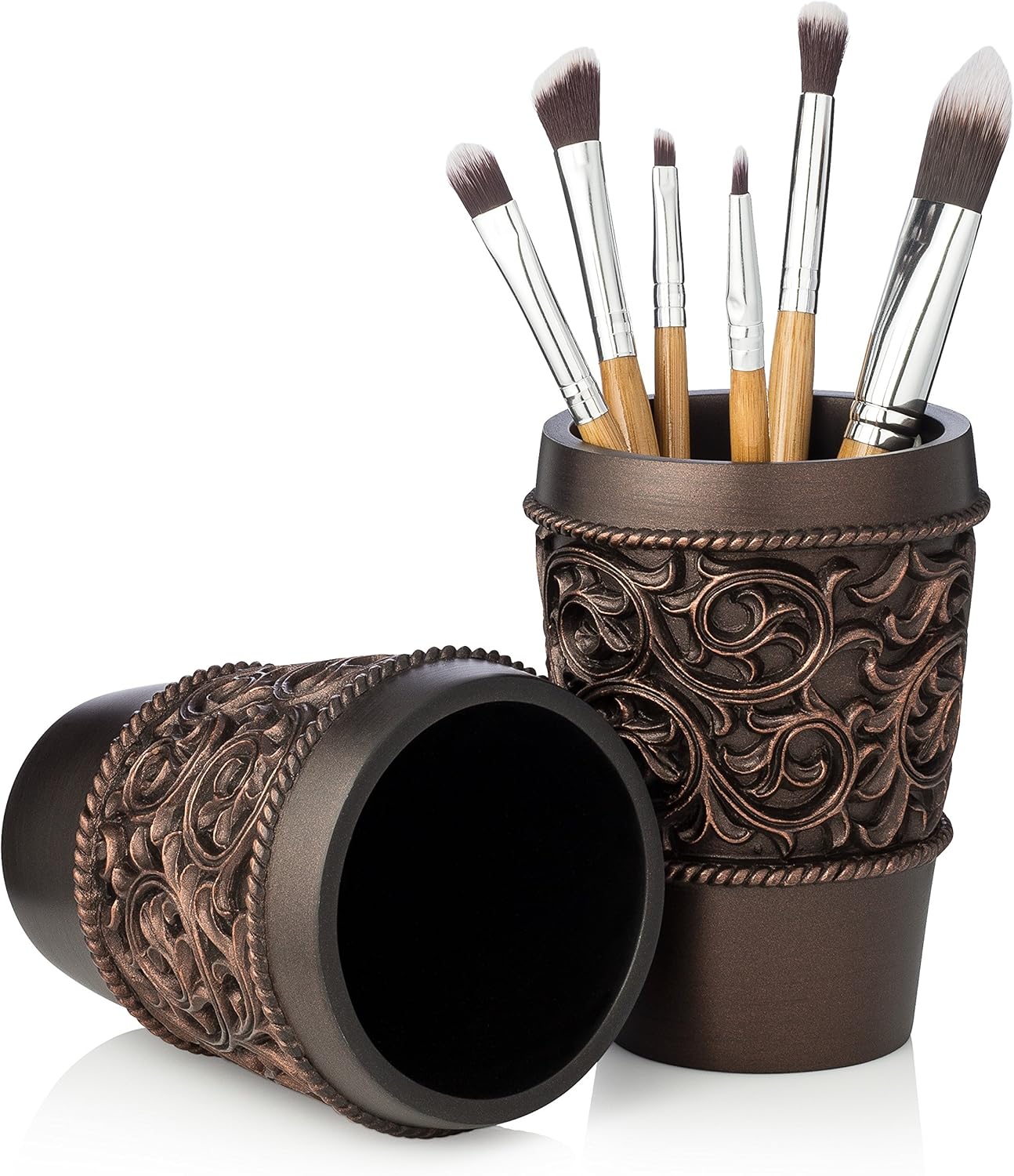 Essentra Home Bronze Bathroom Tumbler Cup 1