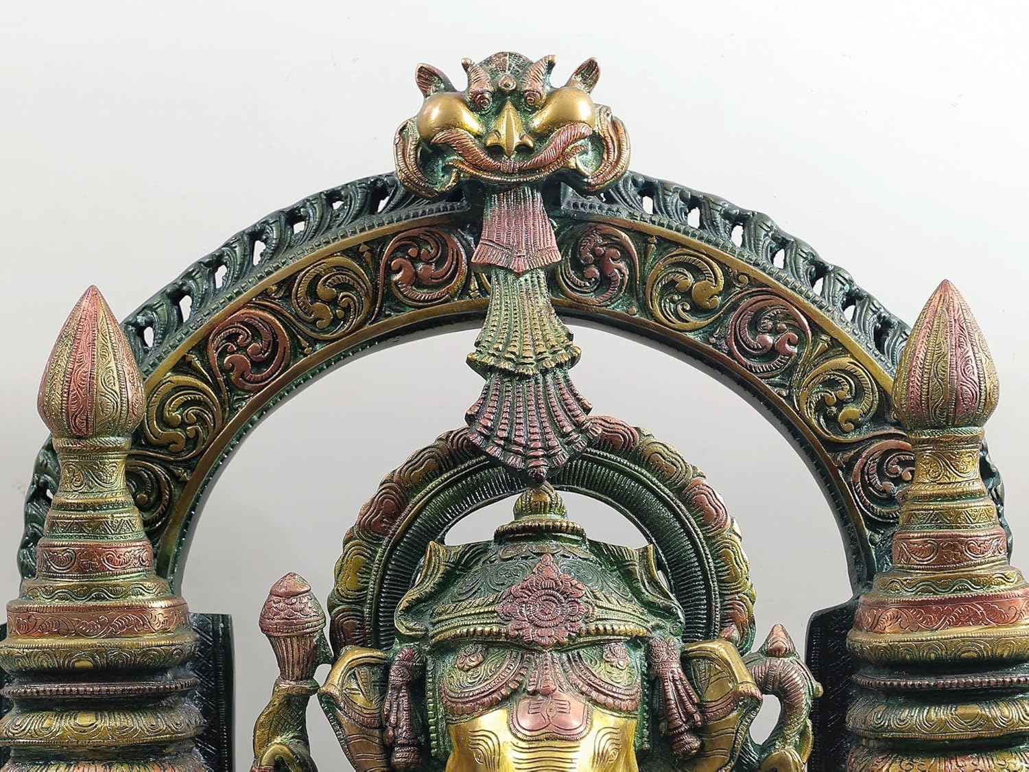 Lord Ganesha Brass Statue 33 Inches Tall
