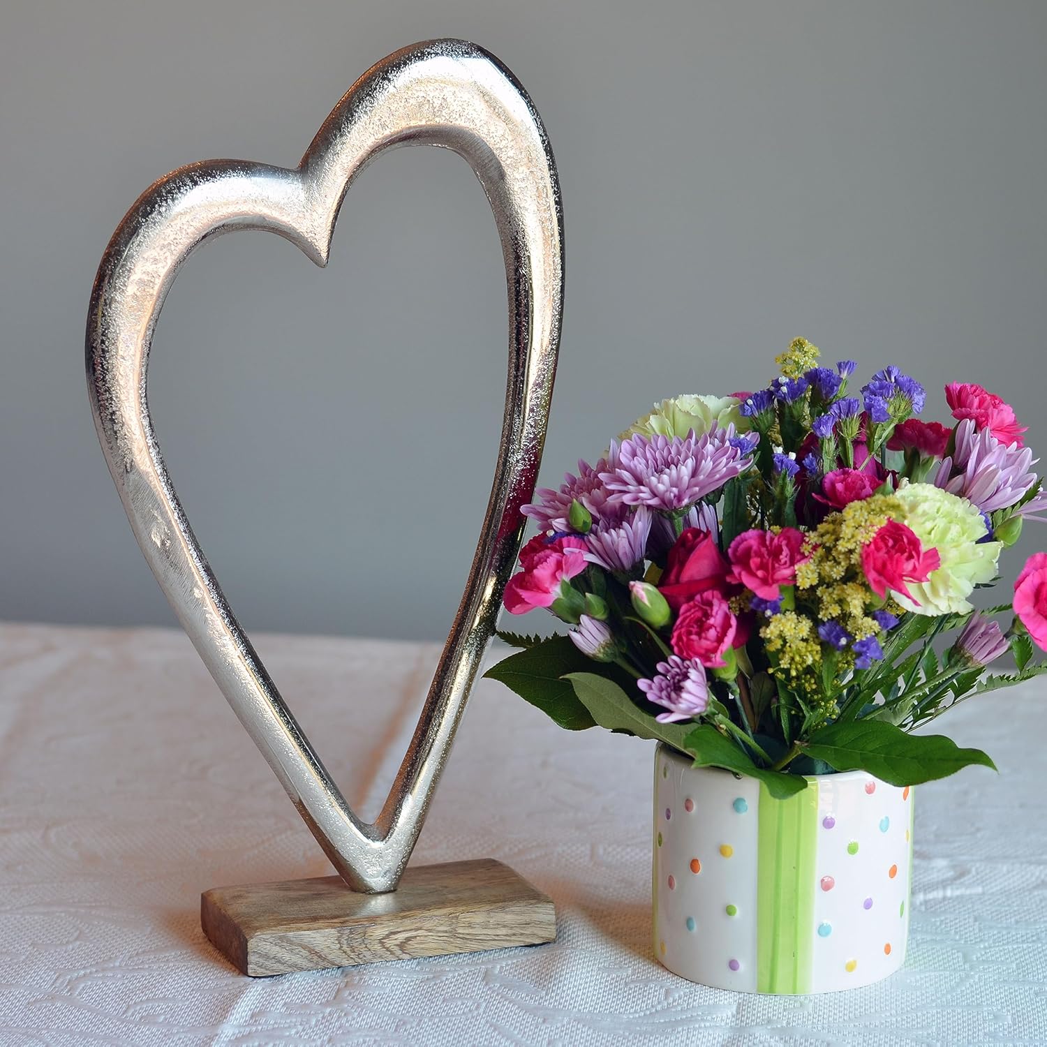 WHW Eternity Heart Sculpture 1625 Inches Tall