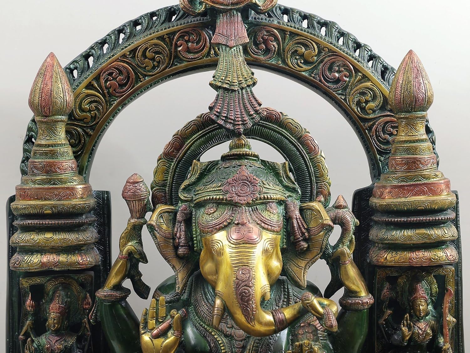 Lord Ganesha Brass Statue 33 Inches Tall